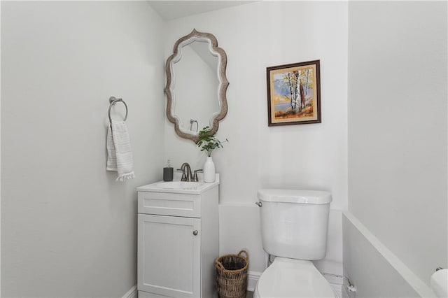 110 Rue Acadian, Belle Chasse, LA 70037 - half bathroom with vanity and toilet