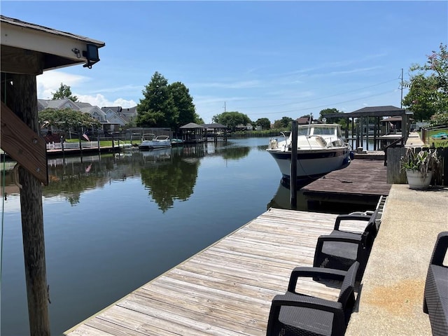 305 Eden Isles Dr, Slidell, LA 70458 - dock featuring a water view