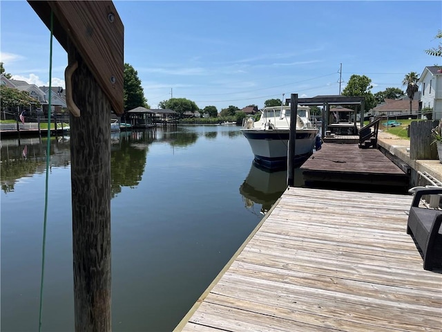 305 Eden Isles Dr, Slidell, LA 70458 - dock area with a water view