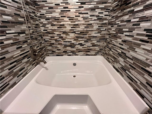 bathroom with a bathing tub