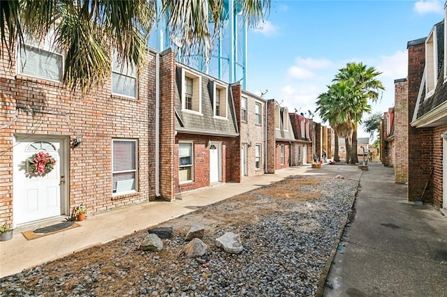 view of road with a residential view