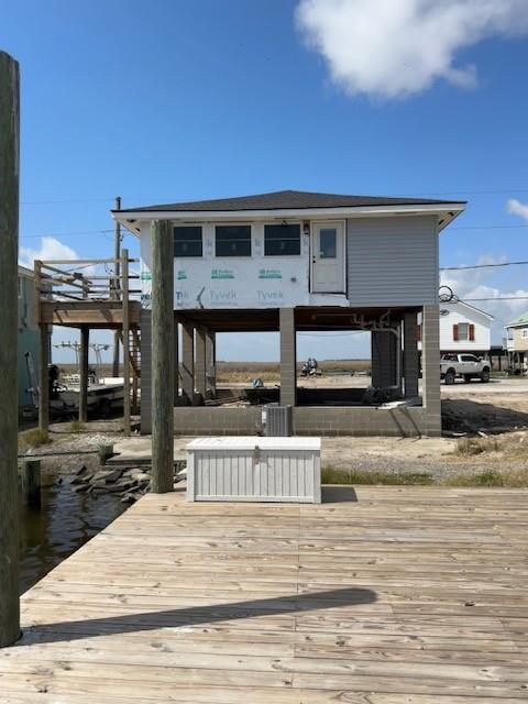 view of dock