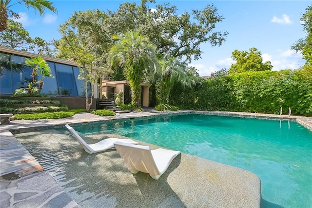 view of outdoor pool