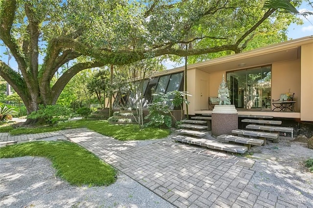 view of patio / terrace with a deck