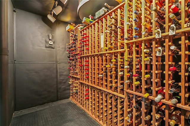 view of wine room