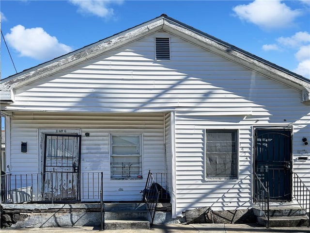 view of front of home