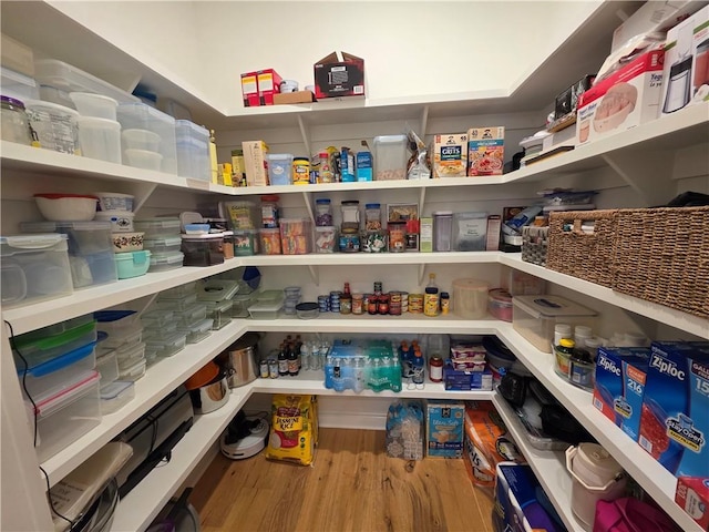 view of pantry