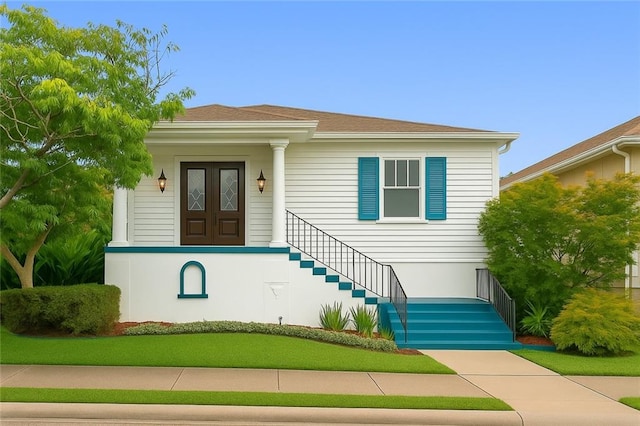 4500 S Rocheblave St, New Orleans, LA 70125 - view of front of house with stairs
