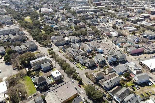 aerial view featuring a residential view