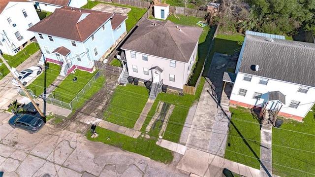 drone / aerial view featuring a residential view