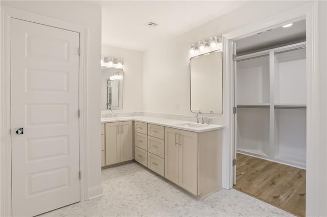 6043 Paris Ave, New Orleans, LA 70122 - full bathroom with double vanity