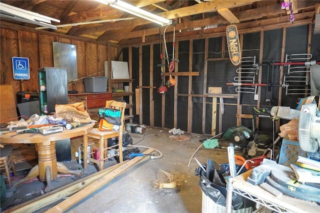 storage with a garage