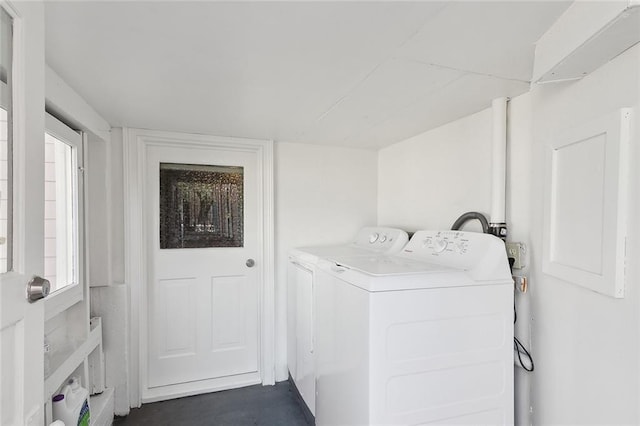 laundry room featuring laundry area and washer and dryer