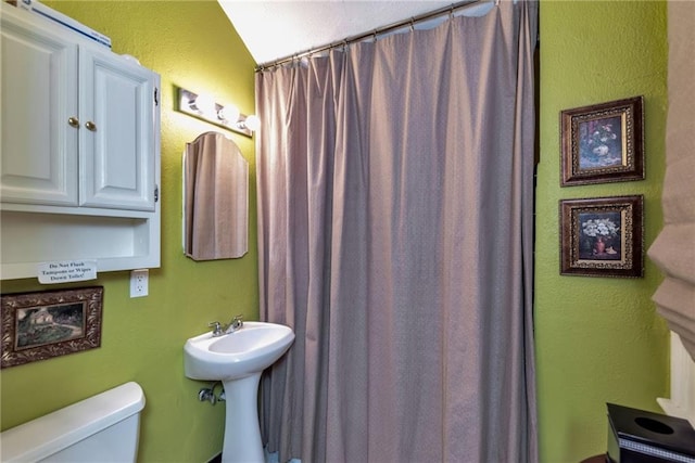 bathroom with toilet