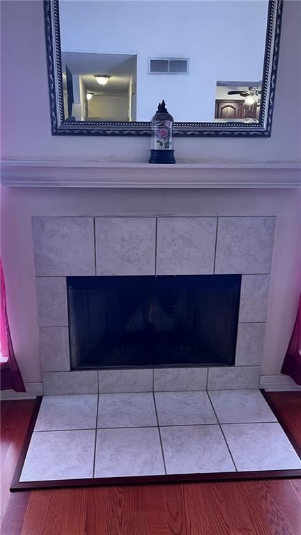 227 Plimsol Ct Unit 227, Slidell, LA 70460 - detailed view of a tiled fireplace