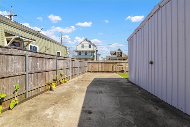 view of patio / terrace featuring a fenced backyard