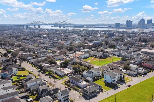 bird's eye view with a residential view and a city view