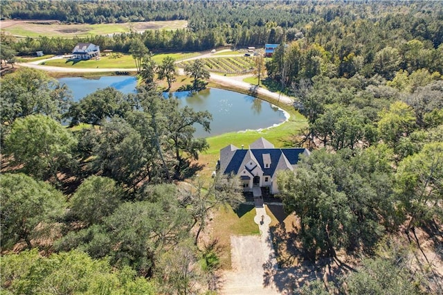23648 Goodlife Ln, Covington, LA 70435 - view from above of property featuring a large body of water and a forest