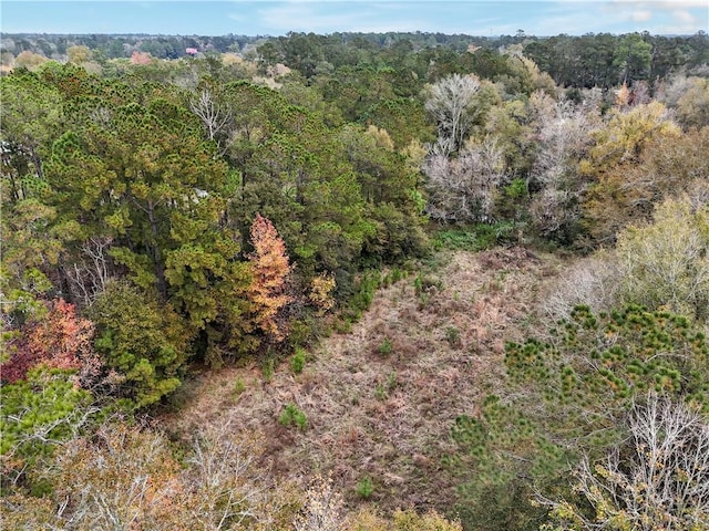 view of local wilderness with a view of trees