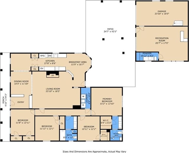 641 Petit Berdot Dr, Kenner, LA 70065 - property floor plan