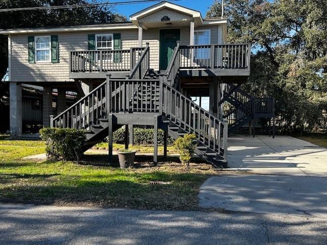 4968 Gloria Dr, Lafitte, LA 70067 - view of front facade with driveway