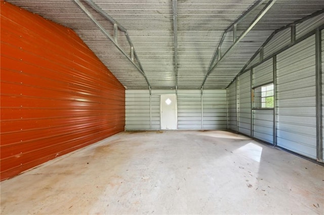 16685 Meissner Rd, Springfield, LA 70462 - garage featuring metal wall