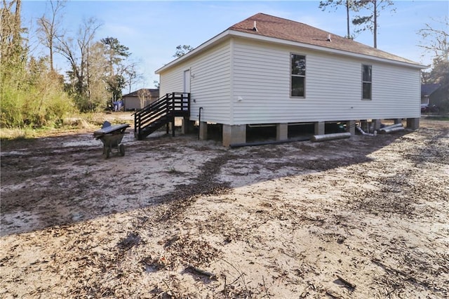 view of back of property