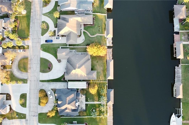 drone / aerial view featuring a residential view