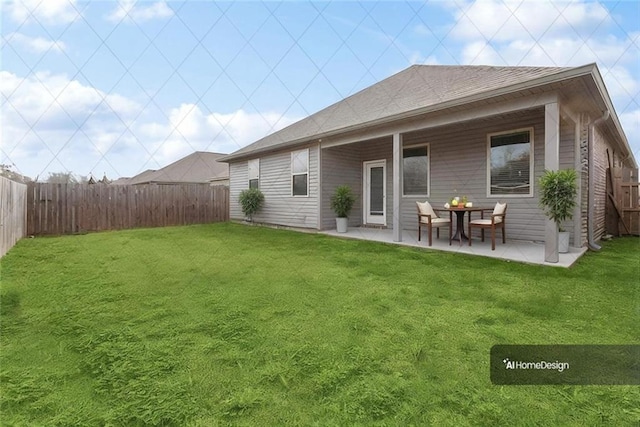 5635 Oak Trace Dr, Saint Gabriel, LA 70776 - back of house with a patio