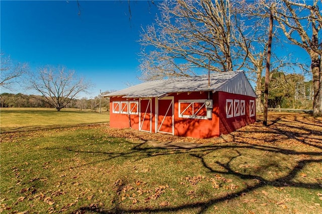 view of outbuilding with an outdoor structure