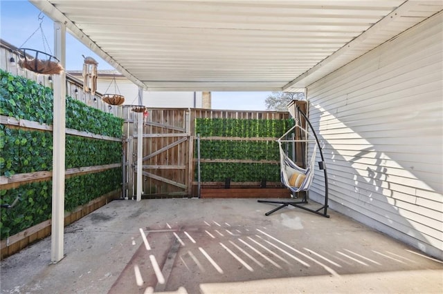 view of patio