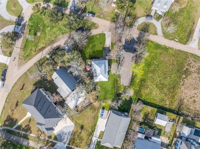 drone / aerial view featuring a residential view