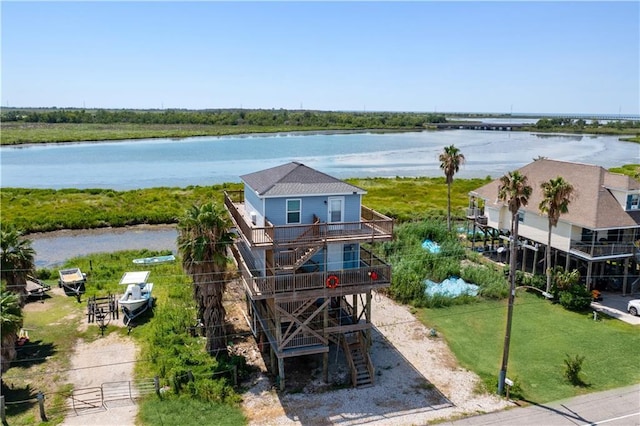 3030 Ridgeway Blvd, New Orleans, LA 70129 - aerial view featuring a water view