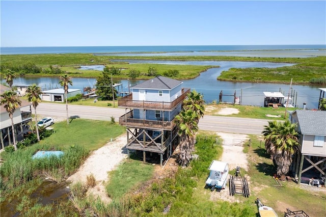 3030 Ridgeway Blvd, New Orleans, LA 70129 - drone / aerial view with a water view