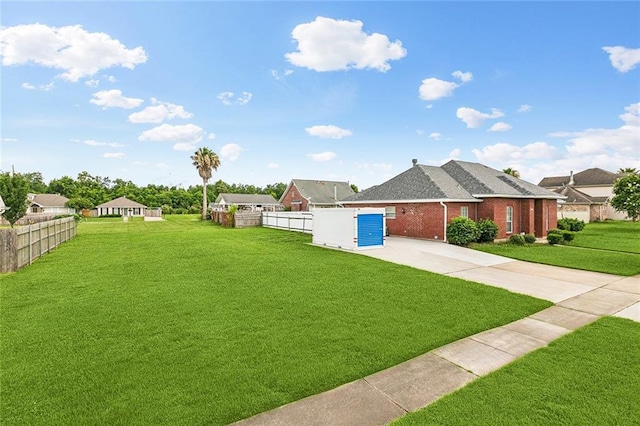 3408 Debouchel Blvd, Meraux, LA 70075 - view of yard featuring driveway