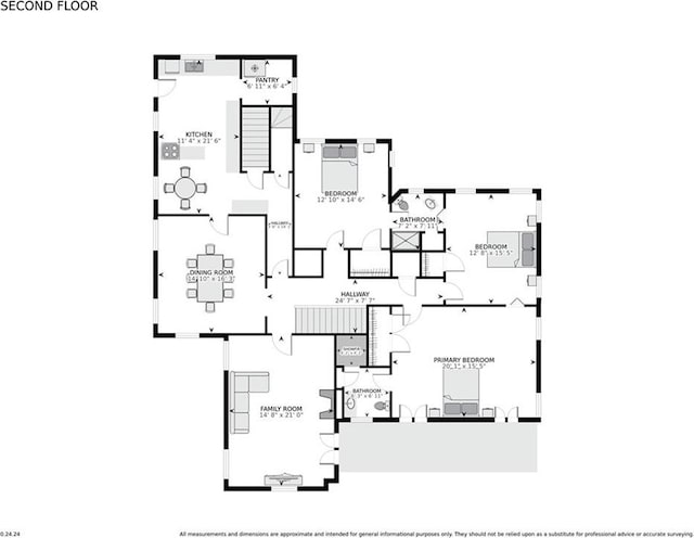 3205 Octavia St, New Orleans, LA 70125 - floor plan / room layout