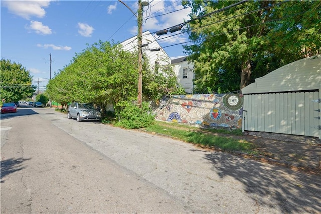 view of street