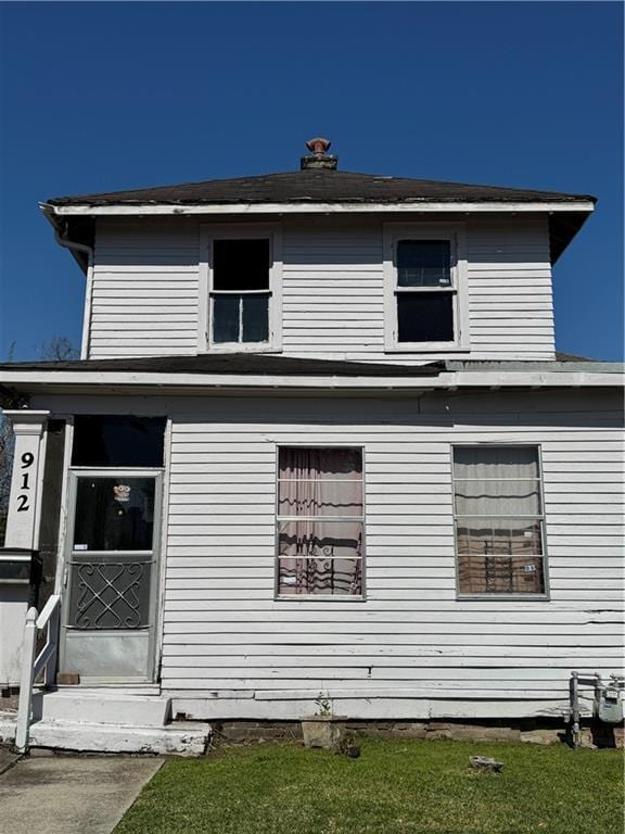 view of rear view of house