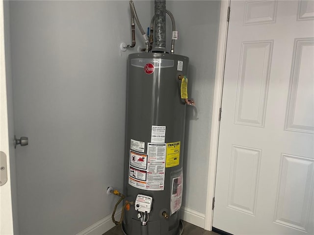 utilities with gas water heater