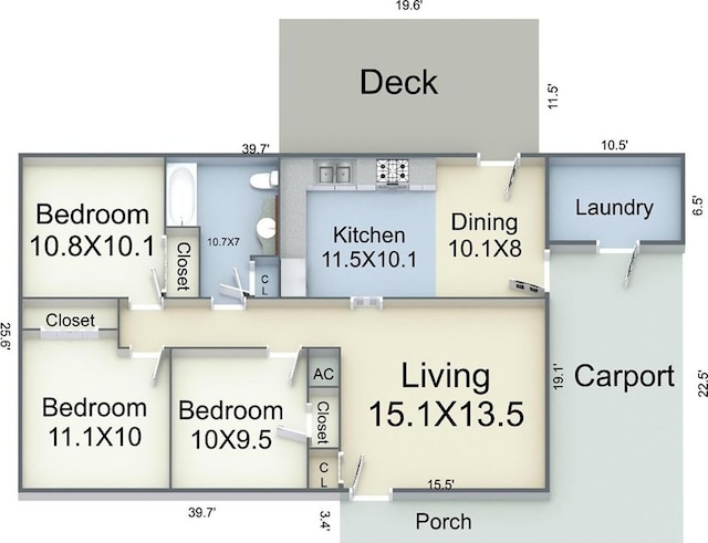 view of layout