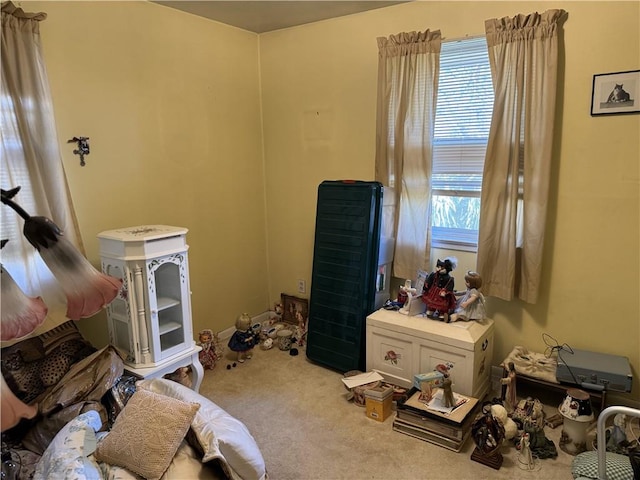 bedroom featuring carpet floors