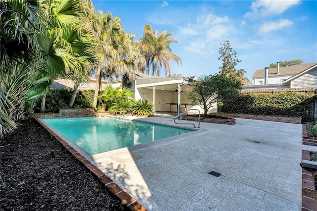 pool featuring a patio