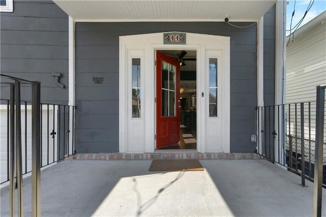 view of property entrance