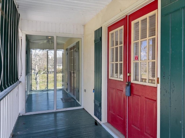 view of entrance to property