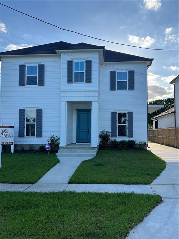 1416 Choctaw Ave, Metairie, LA 70005 - view of front of property featuring a front yard and fence