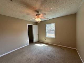 unfurnished bedroom featuring baseboards, a closet, and a textured ceiling