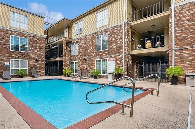 community pool with a patio