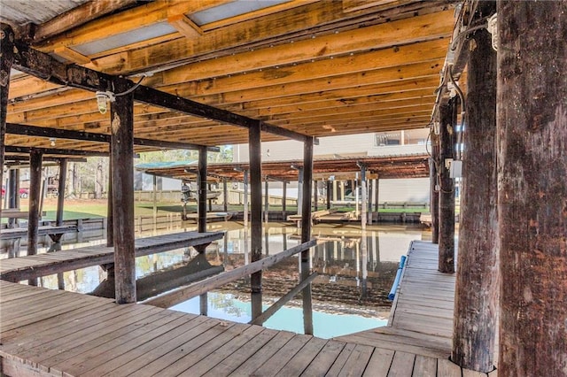 31501 River Pines Dr, Springfield, LA 70462 - view of dock featuring a water view and boat lift