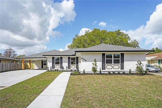 view of ranch-style home