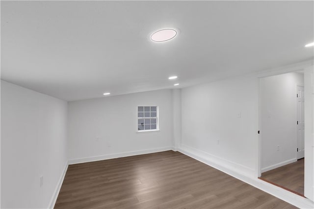 365 Olive Dr, Slidell, LA 70458 - spare room with recessed lighting, wood finished floors, and baseboards